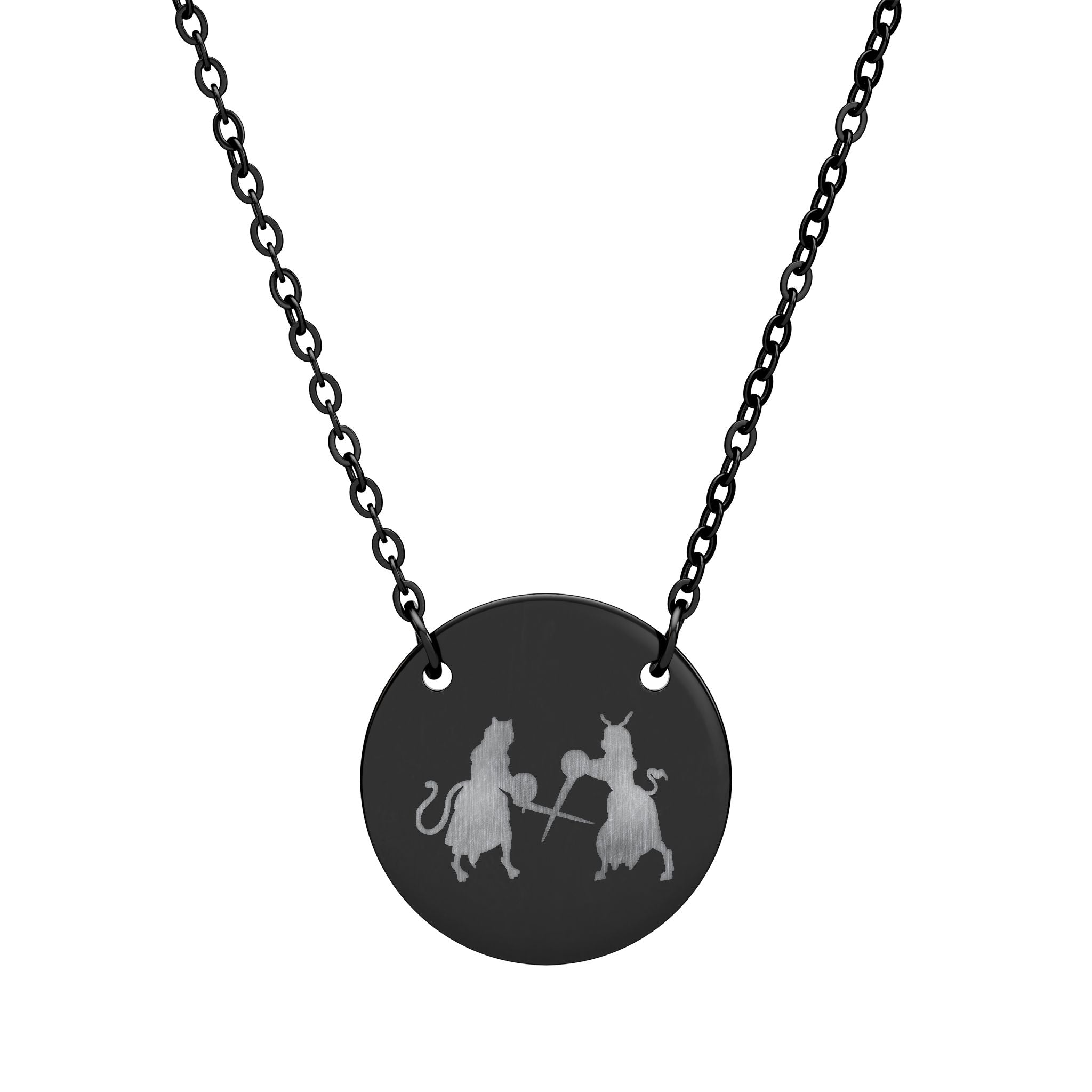 Ella Rose's Bucklist Engraved Necklace
