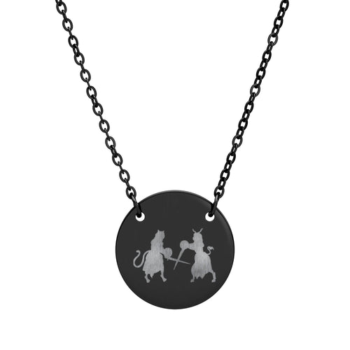 Ella Rose's Bucklist Engraved Necklace