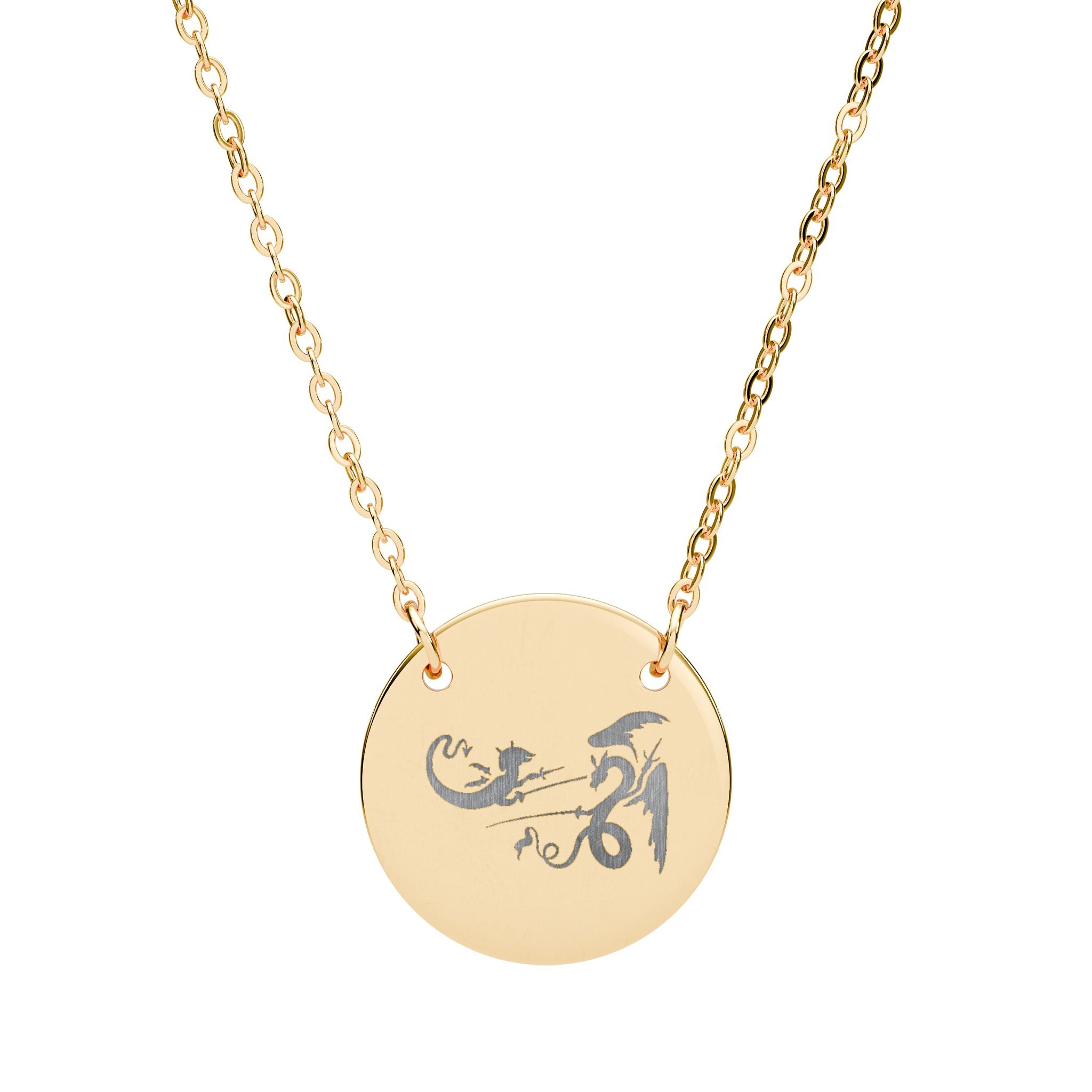 Ella Rose's Rapierist Engraved Necklace