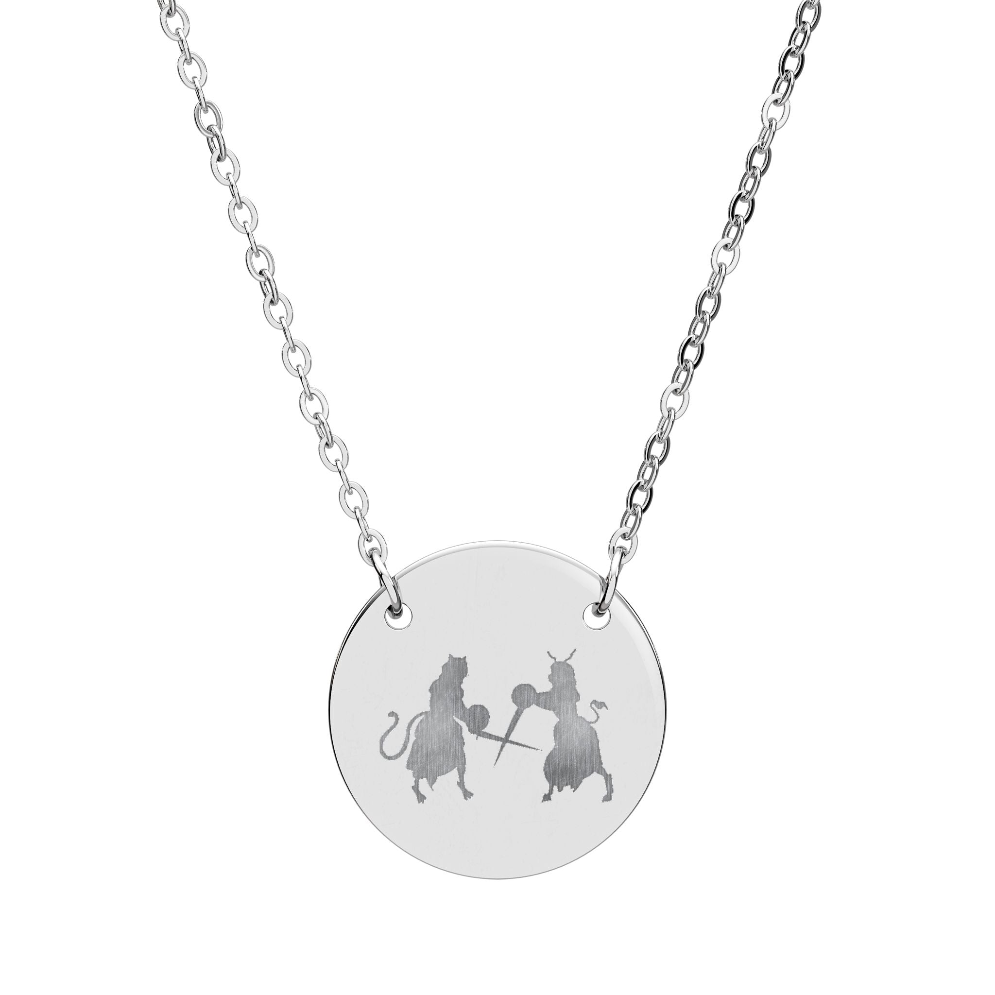 Ella Rose's Bucklist Engraved Necklace