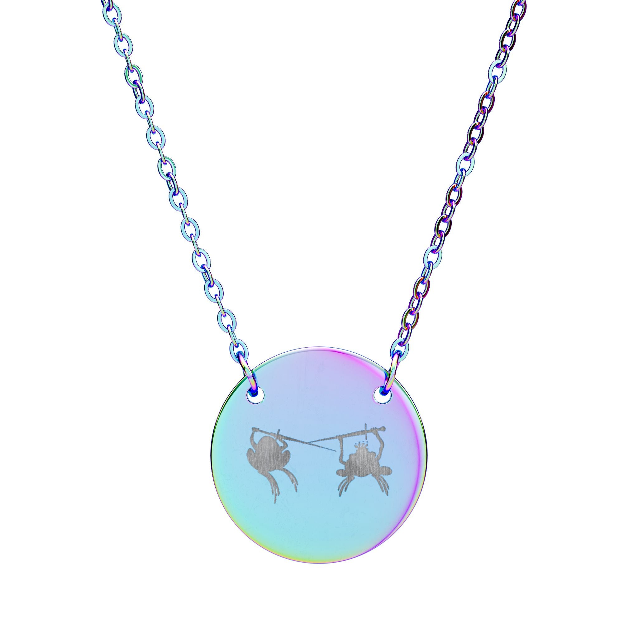 Ella Rose's Longfroggers Engraved Necklace