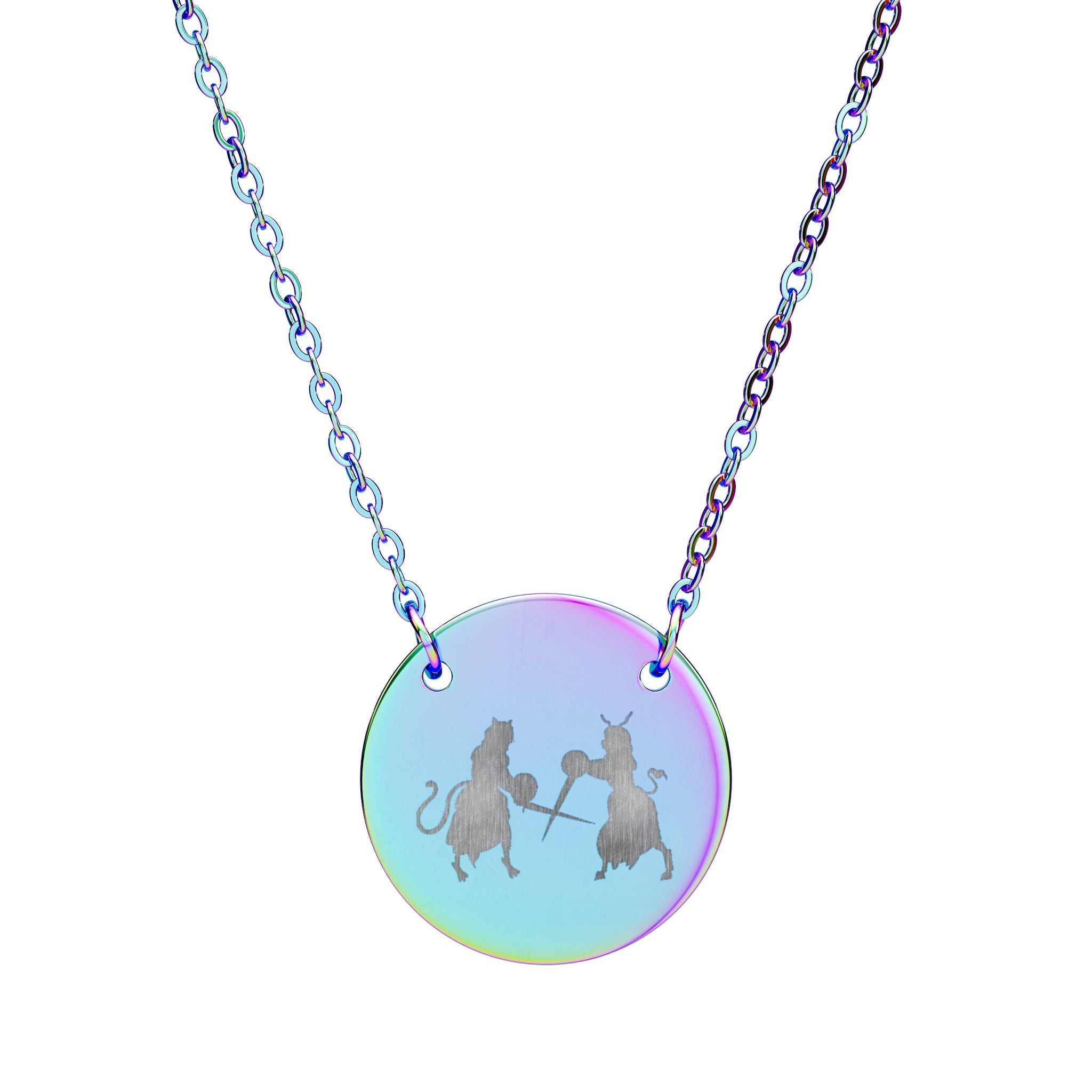 Ella Rose's Bucklist Engraved Necklace