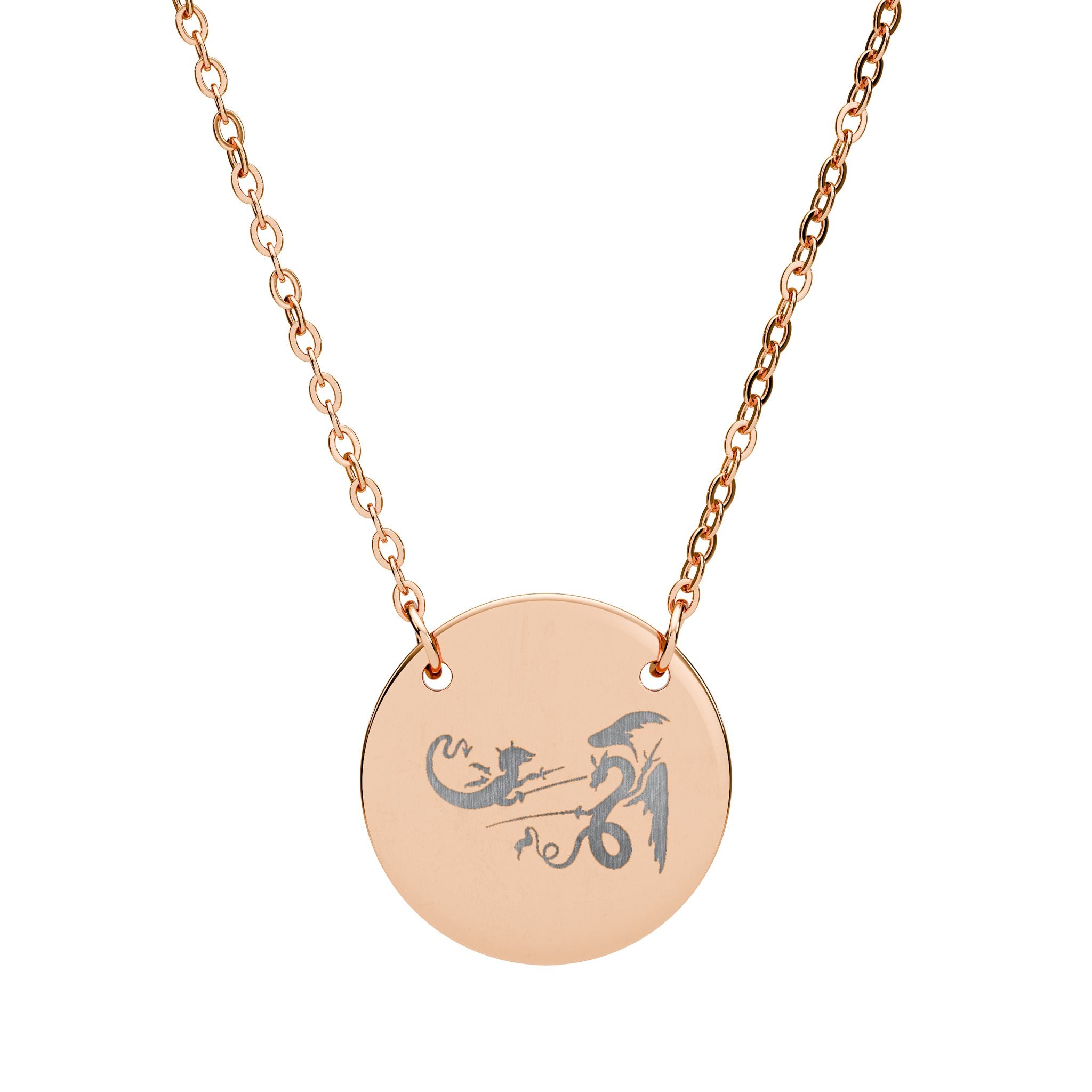 Ella Rose's Rapierist Engraved Necklace