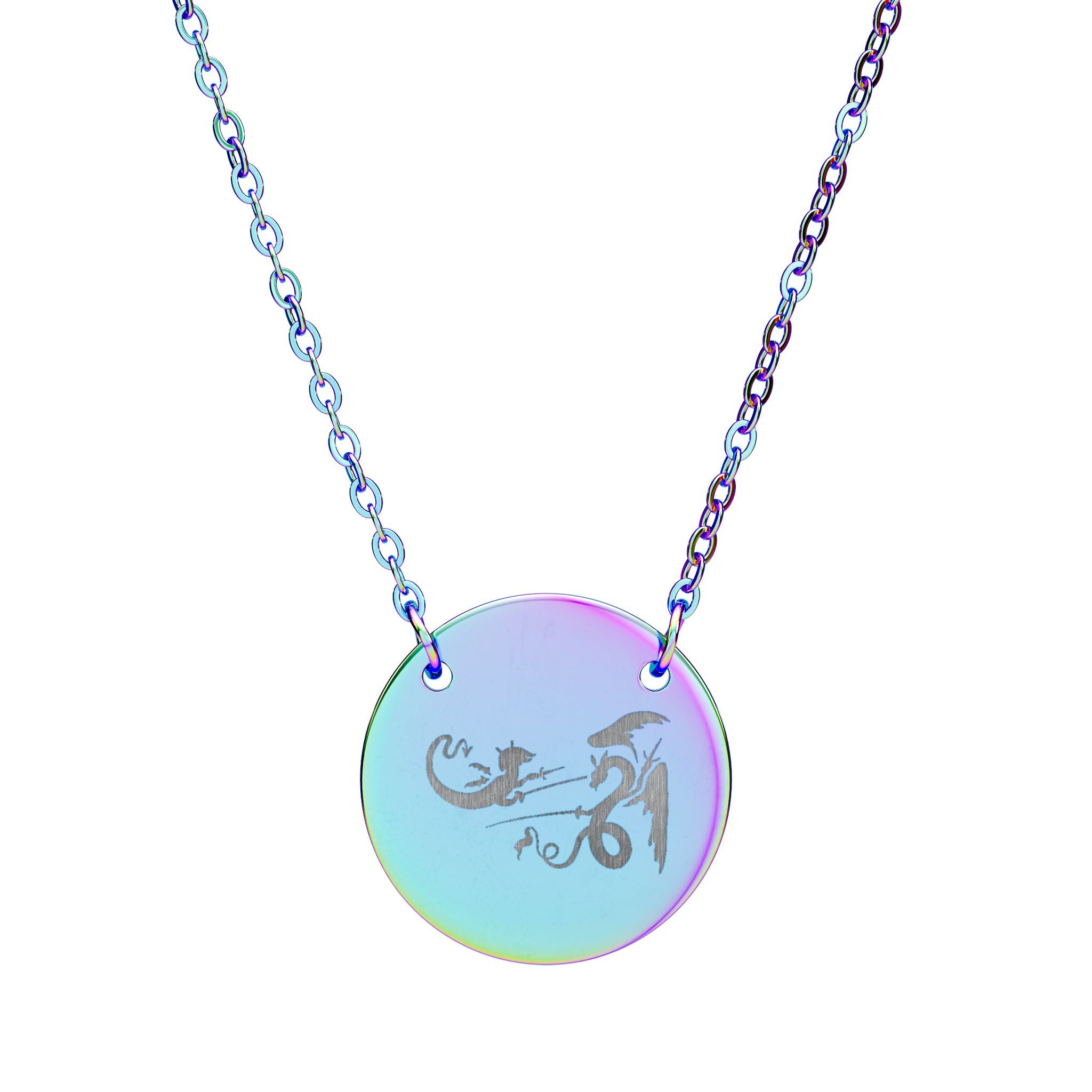 Ella Rose's Rapierist Engraved Necklace