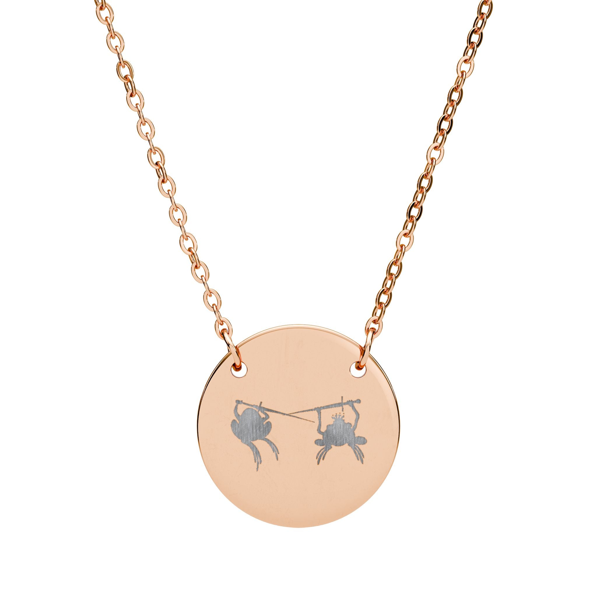 Ella Rose's Longfroggers Engraved Necklace