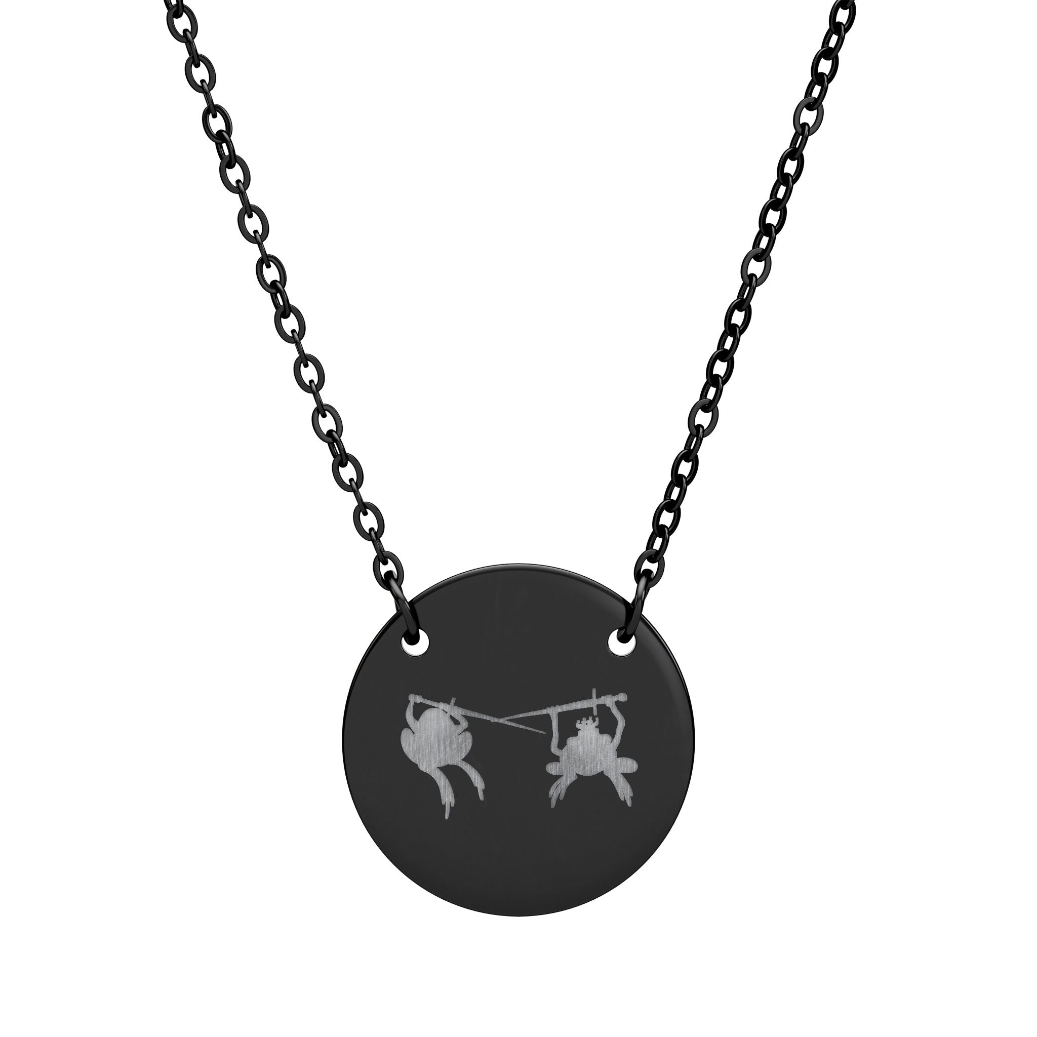 Ella Rose's Longfroggers Engraved Necklace