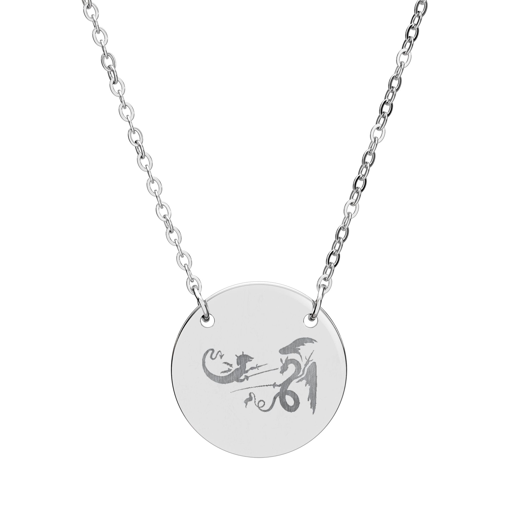 Ella Rose's Rapierist Engraved Necklace