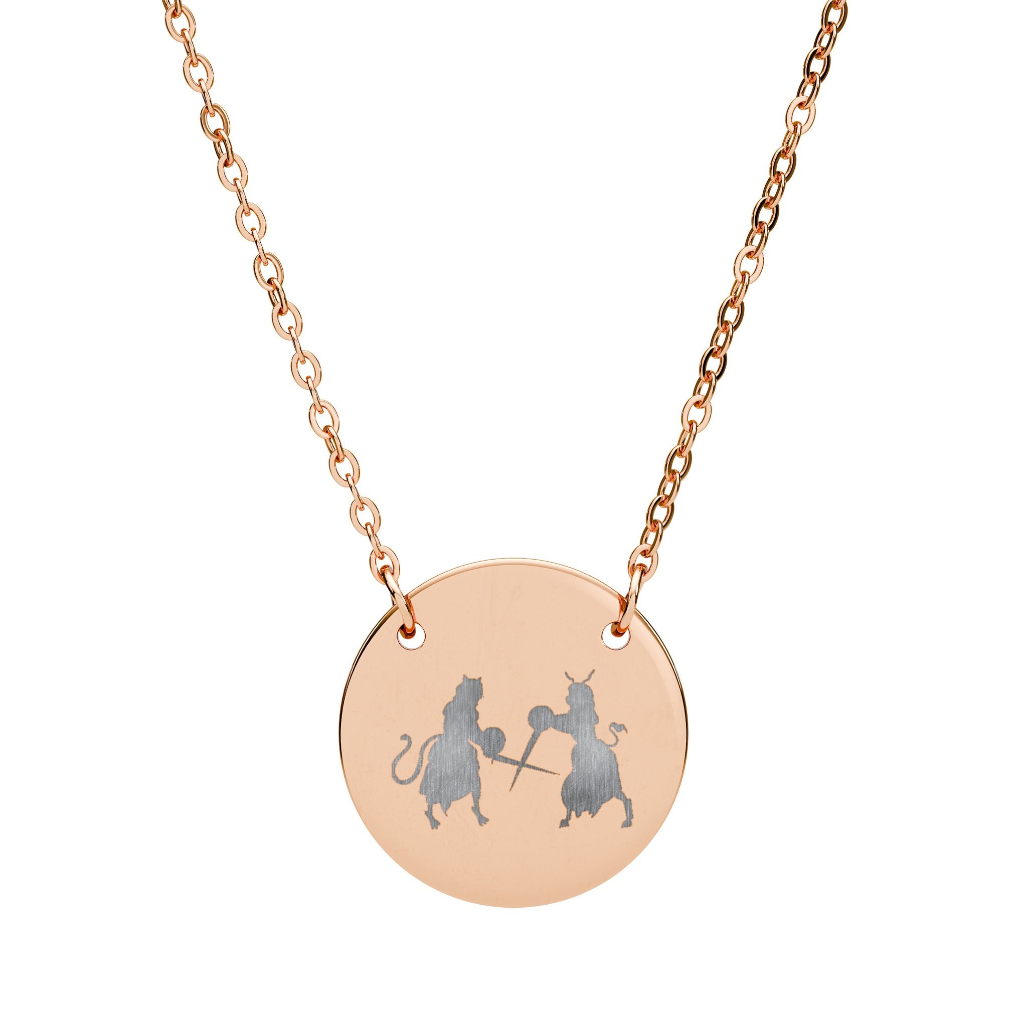 Ella Rose's Bucklist Engraved Necklace